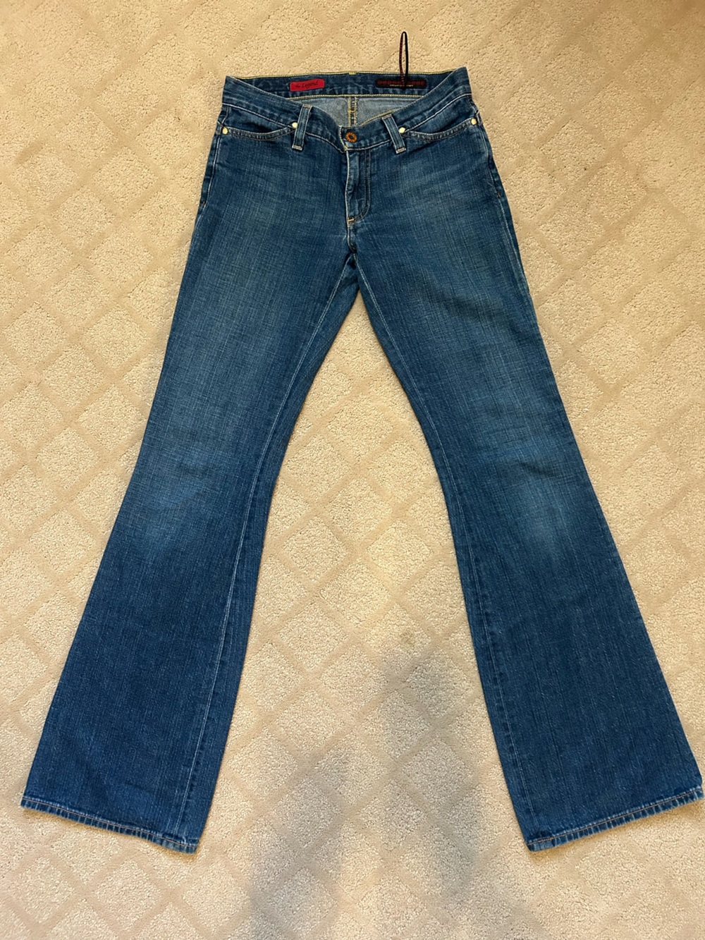 Ag Adriano Goldschmied Mid-Blue Flare Jeans